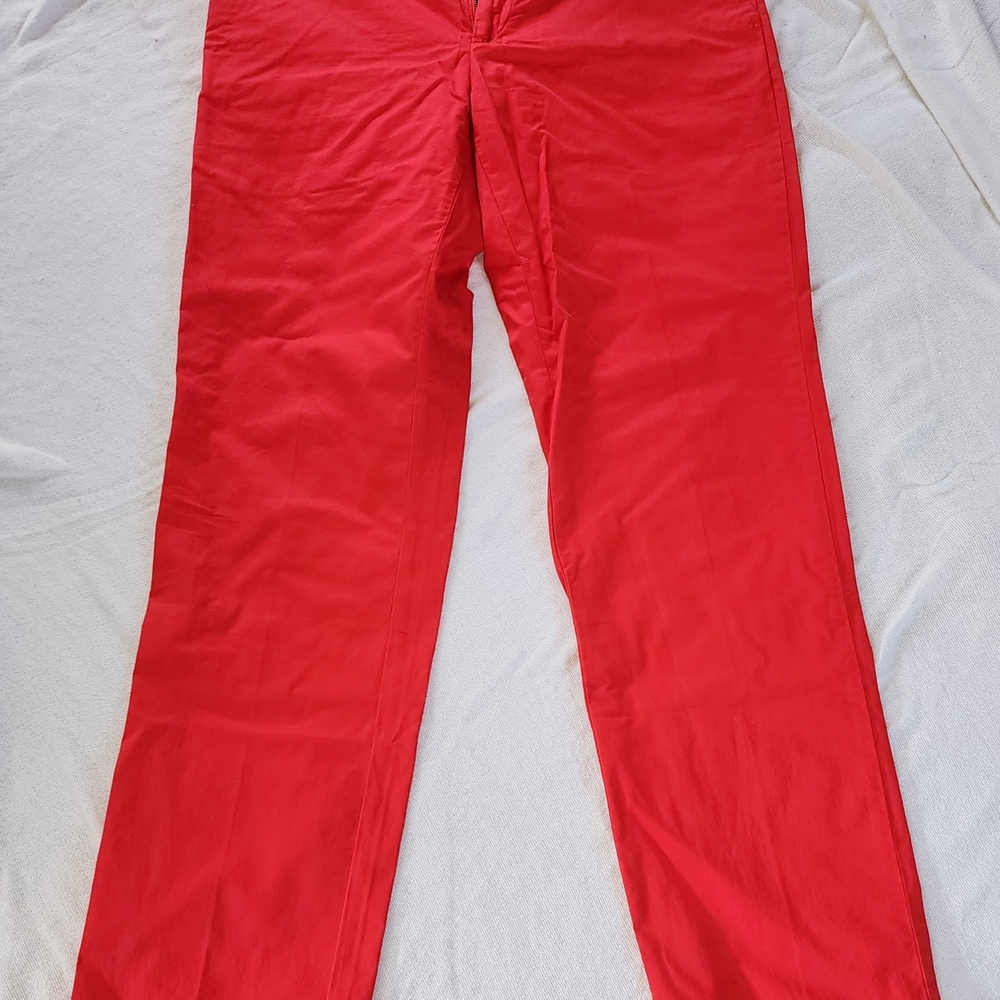 Polo Men's Corel Red Pants 33x34